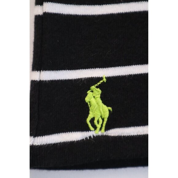 Ralph Lauren Women's Black & White Striped Scoop Neck‎ T-Shirt Size S/P Cotton - Picture 6 of 10